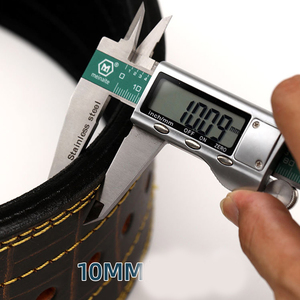 Cinturón de Cuero para Levantamiento de Pesas con Logotipo Personalizado 2026, Transpirable, de Neopreno, Equipo de Fitness para Levantamiento de Pesas - Product Image 3