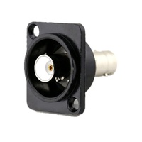 Connecteur BNC de type D pour montage sur panneau, adaptateur de prise de châssis femelle-femelle pour caméra de sécurité vidéo et système CATV