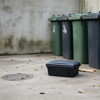 Fournisseur professionnel de stations d'appât à rats rechargeables et verrouillables, boîte à pièges à rats en plastique noir sécurisée, équipement de lutte antiparasitaire pour l'extérieur et l'intérieur