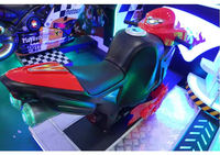 Jinns Games Factory Simulateur de course, Machine de jeu vidéo d'arcade, Design moto LCD, Garantie 1 an, Anglais, Fonctionne à pièces