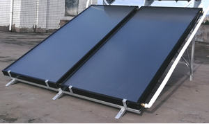 Sistem kolektor pemanas air tenaga surya pelat datar lingkaran terbuka bertekanan terpisah untuk rumah air panas domestik 150-500 liter - Product Image 3