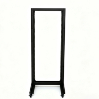 Baie de serveur mobile à double colonne monorail ouverte de 19 pouces, 42U, 550*2000*120MM, en acier laminé à froid SPCC, profondeur 120 mm