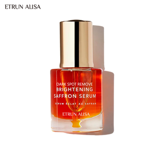 ETRUN ALISA, suero de aceite facial de azafrán con <span class=keywords><strong>vitamina</strong></span> <span class=keywords><strong>C</strong></span> iluminadora de Etiqueta Privada, eliminador de manchas oscuras de acné, suero corrector de piel - Product Image 1