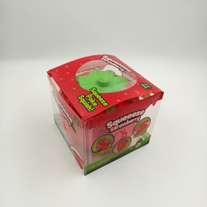 Bestseller transfrontalier : Jouet anti-stress unisexe créatif et solide, en forme de grande fraise réaliste, moelleux et à récupération lente, en sachet. - Product Image 3