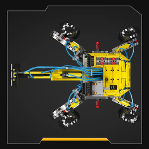 Mal King 17060 1392Pcs <span class=keywords><strong>Engineering</strong></span> Serie All-Terrain Graafmachine Truck Auto Bakstenen Model Technisch Educatief Speelgoed Festival Cadeau - Product Image 4