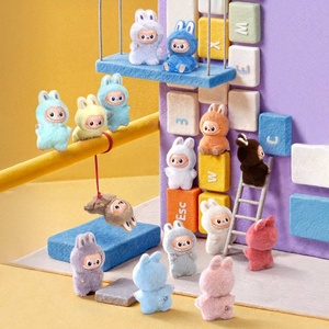Mới ban đầu popmart các quái vật labubu V4 Pin cho tình yêu Serie A-M vinyl sang trọng Mặt dây chuyền mù Hộp hợp thời trang Đồ chơi Keychain trang trí - Product Image 3