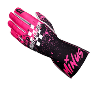 Conception de couture inversée Gants de jeu de course Sim antidérapants Doigts pré-incurvés Écran tactile Go Kart Gants de karting pour hommes