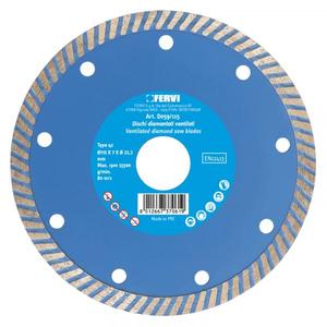 FERVI - D059/180 Lames de scie diamantées ventilées-EAN 8012667370626 ABRASIFS CUTING DISCS - Product Image 1