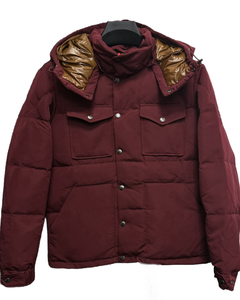 Veste matelassée kaki pour homme, vente chaude, avec capuche, hiver, chaude, col montant, veste courte, mode, bordure contrastée, imperméable, vêtements d'extérieur - Product Image 1