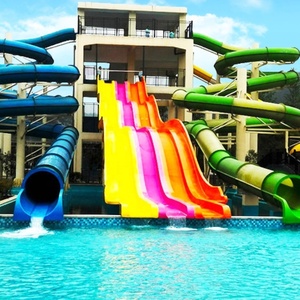 Equipo de Parque Acuático de Alta Calidad para Exteriores, Tobogán de Agua Comercial de Fibra de Vidrio para <span class=keywords><strong>Piscinas</strong></span>, para Niños - Product Image 5