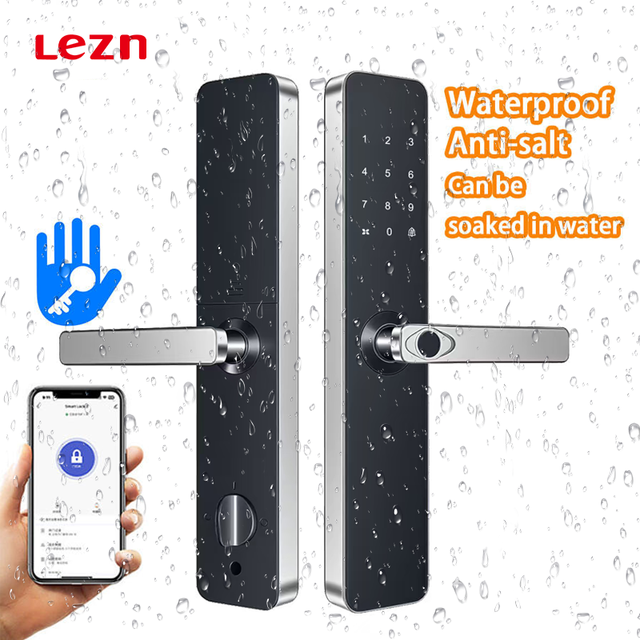 Waterproof Smart Lock TTlock Advanced Security with Keyless Entry Mobile App Fingerprint Access for Hotels Resorts