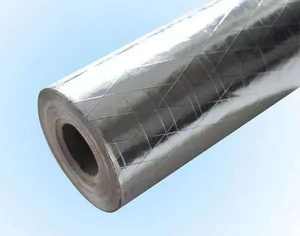 Feuille d'aluminium renforcée <span class=keywords><strong>de</strong></span> haute qualité utilisée comme matériau <span class=keywords><strong>auxiliaire</strong></span> pour l'isolation et la préservation thermique <span class=keywords><strong>de</strong></span> la bande <span class=keywords><strong>de</strong></span> butyl - Product Image 1