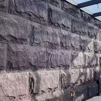 DBDMC, venta al por mayor, Panel de pared decorativo de piedra sintética de poliuretano, diseño moderno para función impermeable Interior/exterior