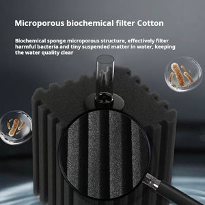 현대 플라스틱 수족관 생화학 스폰지 필터 사각형 수족관 탱크에 대 한 바이오 세라믹 공 220v 액세서리 - Product Image 5