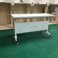 Vente directe d'usine, mobilier de bureau de haute qualité, cadre en métal épaissi, cloison en acier, table de formation pliable pour l'école et le bureau