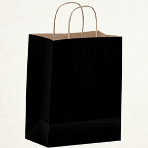 Sacs en papier kraft biodégradables personnalisés pour les courses, sacs à emporter pour les repas, sacs à lunch pour les cafés et les boulangeries - Product Image 1