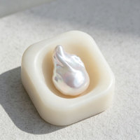 Perles baroques d'eau douce de qualité AAAA, 18 mm, blanches, naturelles, pour la fabrication de bijoux