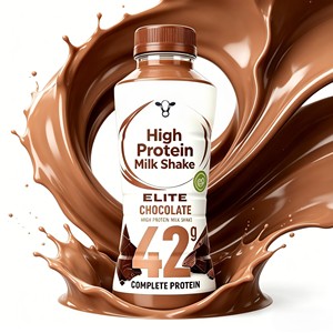 High Protein Milk Shake 414ml Concentrated Protein 42g Meal Replacement Rich Smooth Delicate <strong>Chocolate</strong> Flavor - Product Image 1