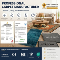 Meistverkaufter Luxuriöser Großer Maschinengefertigter Wilton-Stil Wasserdichter Rutschfester Polyester Wohnzimmer-Teppich & -Läufer