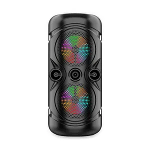 SING-E Zqs4259 Xách Tay RGB Ánh Sáng Kép 4 Inch Nhà Âm Thanh Loa Siêu Trầm Đa Phương Tiện Woofer Hoạt Động Loa Không Dây