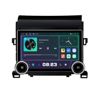 Radio mobil Android 2 Din layar 11.8 inci, kenop ganda berlian 2K layar QLED untuk Toyota Alphard 20s 2008-2014 Stereo Auto Carplay Android