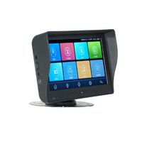 Moniteurs tactiles de 7 pouces, avec enregistrement DVR, wifi, 4G, Navigation GPS et FM, pour camion, remorque, boîte, camion, Bus, RV