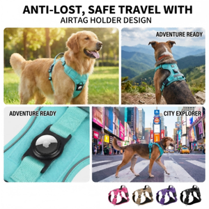 YooGo YG-559 Langlebiges Verstellbares Haustier-Geschirr mit Airtag-Ortung für Hunde Atmungsaktiver & Waschbarer - Product Image 4