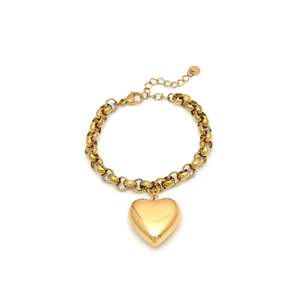 E350-B210-0201G สร้อยข้อมือแฟชั่นแบบโซ่และแบบเชื่อมต่อ - Product Image 1