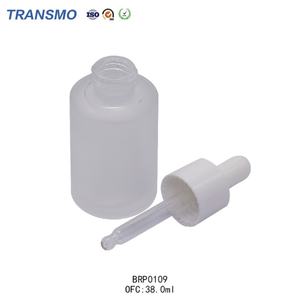 Flacon compte-gouttes plat en verre et plastique sur mesure de 30 ml pour crème de soin et crème pour les yeux - Product Image 6