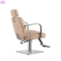 Nouveau Style De Luxe Rose Blush Rembourrage Maquillage Chaises Inclinables Style Chaise De Barbier Coiffeur Styliste Chaise De Salon De Beauté