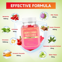 Rosebest – Complément alimentaire en gommes sans sucre à la saveur naturelle de fraise, enrichi en berbérine HCL, chardon-Marie et cannelle de Ceylan – Vente en gros