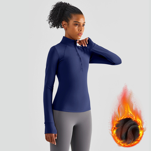 Haute qualité marine femmes TopsNylon chemise d'équitation Spandex Basalayer vêtements de sport équestre en liquidation - Product Image 5