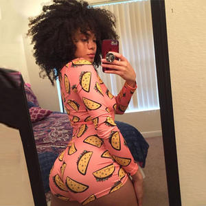 Vêtements de nuit imprimés <span class=keywords><strong>papillon</strong></span> en gros, combinaison courte pour adultes, combinaisons pour femmes - Product Image 6