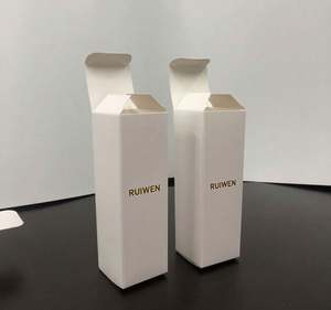 <b>Small</b> White <b>Box</b> <b>Packaging</b> Customized <b>Packaging</b> White Cosmetic <b>Box</b> with Logo Plain White Paper <b>Box</b> - Product Image 6