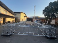 Structure de toit plate modulaire en aluminium pour suspension d'éclairage DJ, enceintes, stand d'exposition, support de scène.