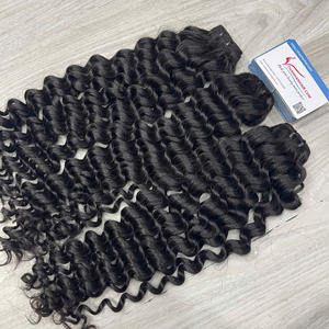 ¡Brillo suave! Extensiones de cabello humano tejido de pelo rizado vapor FÁBRICA DE Vietnam - Product Image 3