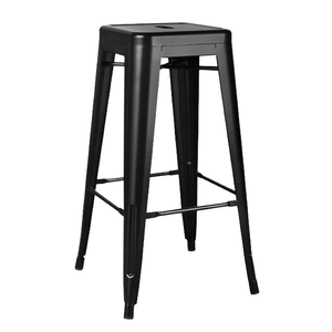 Chaise de salle à manger en métal vert avec siège et accoudoirs, design moderne, stable - Product Image 4