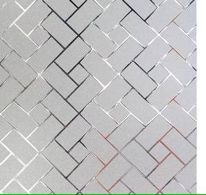 Rollo de vinilo total de 42X49 pulgadas, edificio electrostático, pantalla blanca, ventana de vidrio de Pvc, privacidad, glaseado, películas esmeriladas - Product Image 1