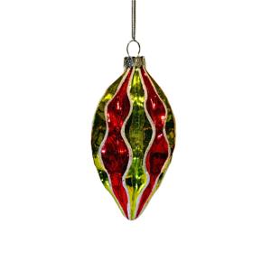 Waardepakket Glazen Kalebas Glazen Puntvormige Geassorteerde Kleuren Kerst Hangende Ornament Feestdecoratie Cadeau - Product Image 6