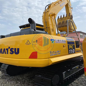 Excavatrice Komatsu PC110 d'occasion de haute qualité, 11 tonnes, moteur Cummins, modèle 2023, d'origine japonaise, bien entretenue, faible nombre d'heures de travail, en vente - Product Image 4