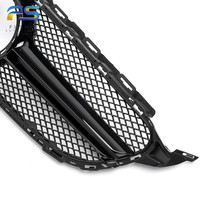 Calandre de protection faciale W205 amg, tout noire, avec trou pour appareil photo, bonne qualité, pour classe C 2019