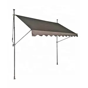 Low price polyester or acrylic fabric retractable car awning canopy