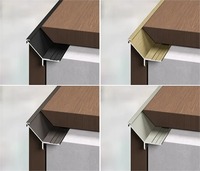 Profilé d'angle en alliage d'aluminium en forme de Y pour la protection des sols en bois et des coins d'escalier - Protection d'angle extérieur vif