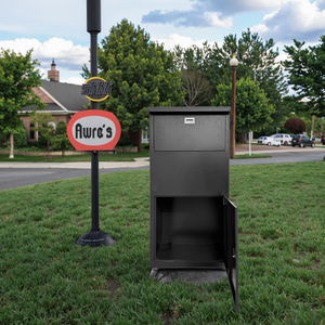 Buzón <span class=keywords><strong>de</strong></span> Paquetería Metálico Antirrobo CHNSMILE, Diseño Independiente, Impermeable, Sin Contacto, para Servicio Postal en Jardines, Escuelas y Oficinas - Product Image 1
