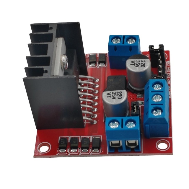 L298N Dual-Channel Motor Driver Board Two-Way 2-Stepping Motor Module for Smart Cars Robots Accessory PCBA Supplier