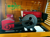 Groupe électrogène diesel monocylindre 10KW 12KW 15KW silencieux avec capot anti-pluie, remorque à 2 roues, démarrage électrique mobile