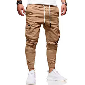 ¡Novedad de 2025! Pantalones <span class=keywords><strong>Cargo</strong></span> para Hombre con logotipo personalizado, rayas reflectantes, elásticos, deportivos, para Fitness, para correr, para Hombre - Product Image 3