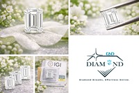 Piedras de Diamante con Corte Esmeralda de Excelente Calidad, Creadas en Laboratorio, Certificadas por IGI, para Joyería Fina, Disponibles para el Mercado de Exportación, Precio al por Mayor