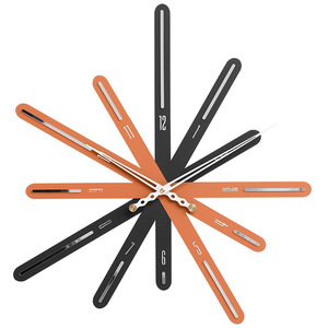 Wozoom Wall <b>Clock</b> Sunburst Shape Oversized Quartz <b>Battery</b> Powered For Living Room Nordic Style Artistic Decor - Product Image 5