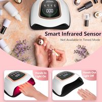 Nouvelle arrivée, lampe à ongles LED UV 300w Pro Cure Dual Light Sun, sécheuse à gel, lampe UV puissante avec écran tactile LCD pour salon